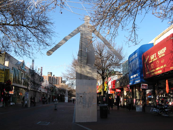 William King Sculpture, 165th Street Mall, 165th Street Between Jamaica and 89th Avenues, Jamaica, Queens