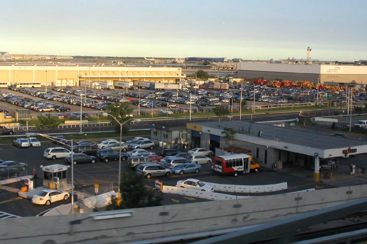 John F. Kennedy International Airport from the JFK AirTrain, Queens, New York