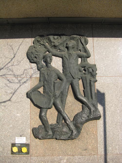 Sculptural Relief, Queens Central Library, 89-11 Merrick Boulevard, Jamaica, Queens