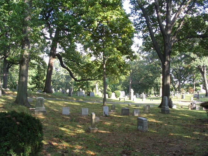 Maple Grove Cemetery from Kew Gardens Road, Kew Gardens, Queens