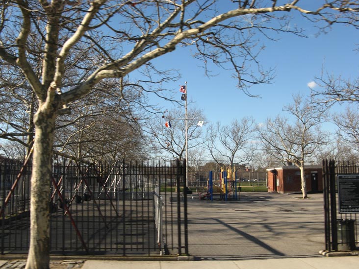 Fajardo Playground, Booth Memorial Avenue and Kissena Boulevard, NW Corner, Kissena Corridor Park, Flushing, Queens, December 16, 2009
