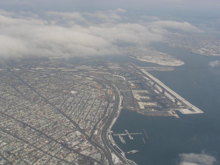 LaGuardia Airport From Airplane, Queens, New York
