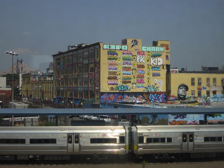 5Pointz From Manhattan-Bound 7 Train, Long Island City, Queens, August 17, 2012