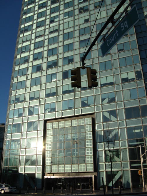 Citibank Building From Jackson Avenue, Long Island City, Queens, December 16, 2009