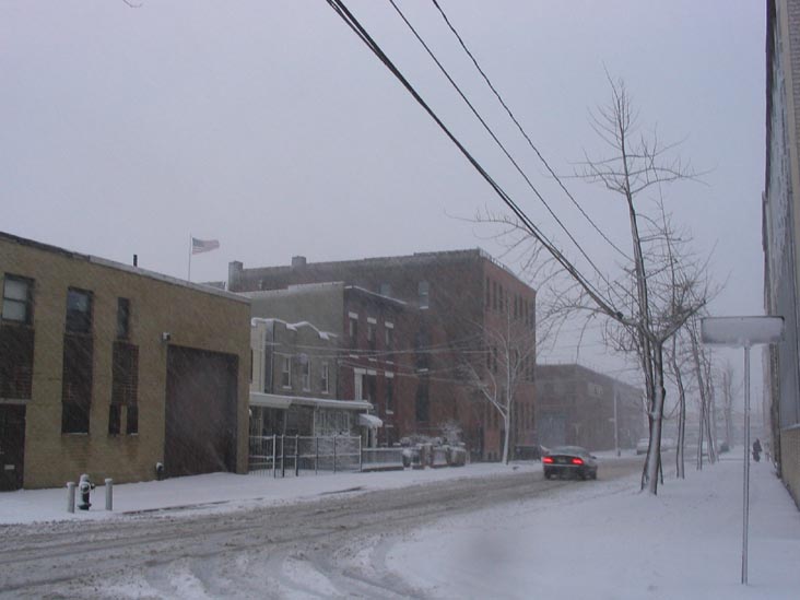 Looking South Down 5th Street from 50th Avenue, Hunters Point, Long Island City, Queens