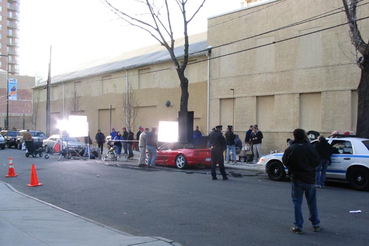 Film Shoot, 50th Avenue between 5th Street and 2nd Street, Hunters Point, Long Island City, Queens