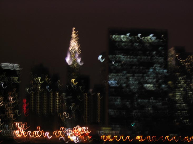 Midtown Manhattan From Gantry Plaza State Park, Hunters Point, Long Island City, Queens, January 26, 2004