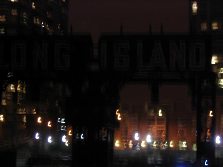 Gantry Plaza State Park, Hunters Point, Long Island City, Queens, January 26, 2004