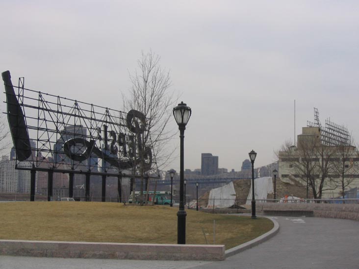 Pepsi-Cola Sign, Gantry Plaza State Park, Hunters Point, Long Island City, Queens, February 19, 2004