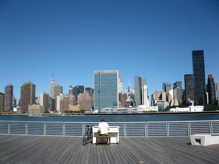 "Play Me, I'm Yours," Gantry Plaza State Park, Hunters Point, Long Island City, Queens, July 2, 2010