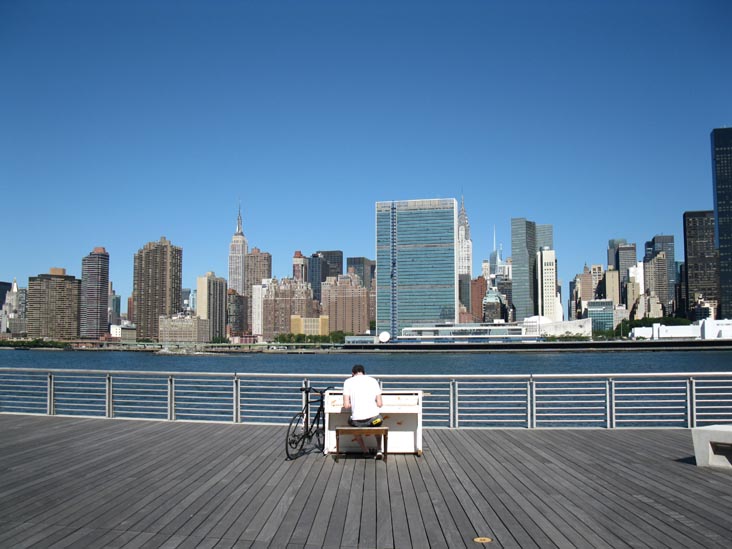 "Play Me, I'm Yours," Gantry Plaza State Park, Hunters Point, Long Island City, Queens, July 2, 2010