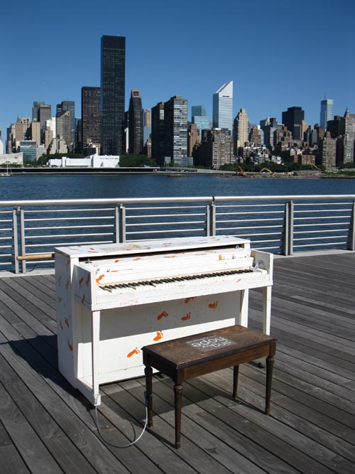 "Play Me, I'm Yours," Gantry Plaza State Park, Hunters Point, Long Island City, Queens, July 2, 2010