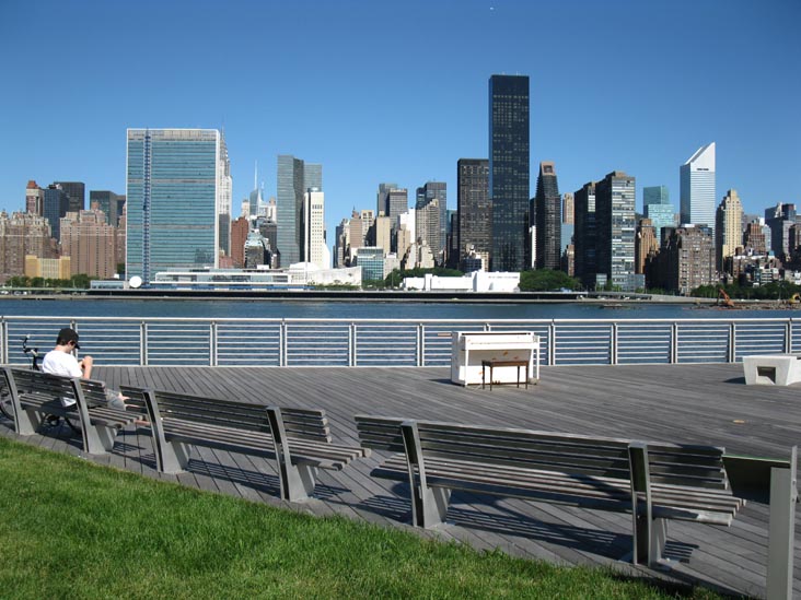 "Play Me, I'm Yours," Gantry Plaza State Park, Hunters Point, Long Island City, Queens, July 2, 2010