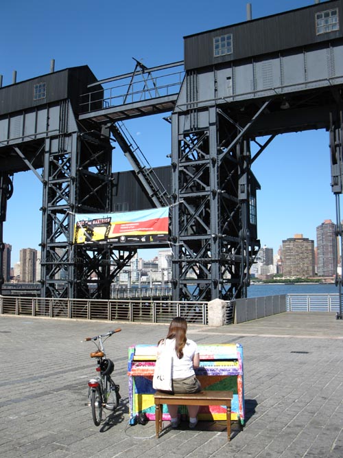"Play Me, I'm Yours," Gantry Plaza State Park, Hunters Point, Long Island City, Queens, July 2, 2010