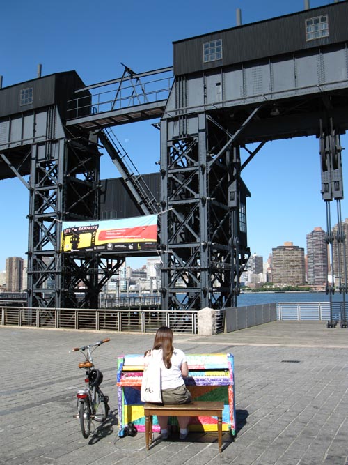 "Play Me, I'm Yours," Gantry Plaza State Park, Hunters Point, Long Island City, Queens, July 2, 2010