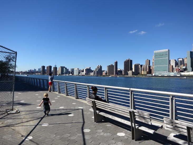 Gantry Plaza State Park, Hunters Point, Long Island City, Queens, September 28, 2013