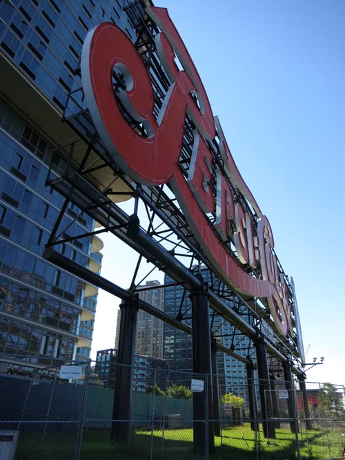 Pepsi-Cola Sign, Gantry Plaza State Park, Hunters Point, Long Island City, Queens, September 28, 2013