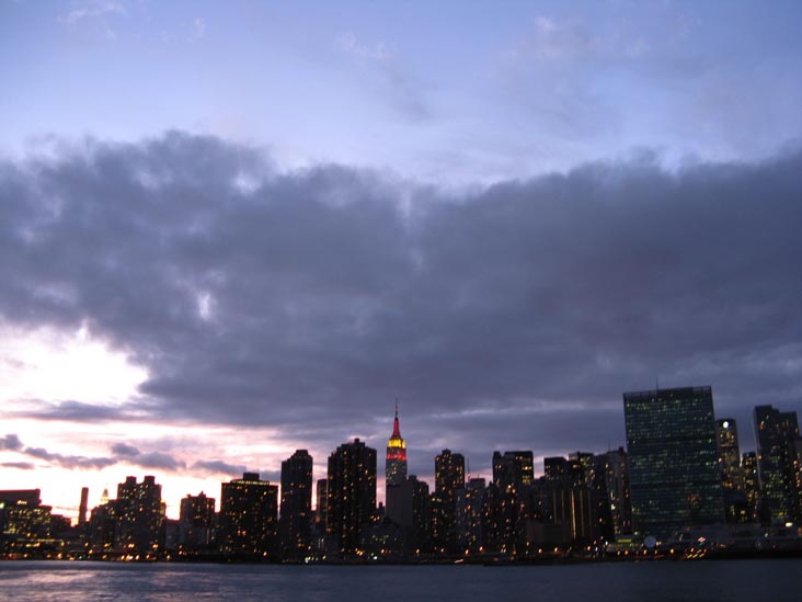 Midtown Manhattan From Gantry Plaza State Park, Hunters Point, Long Island City, Queens, September 30, 2009