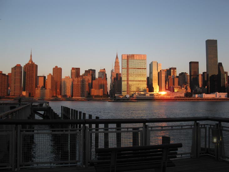 Gantry Plaza State Park, Hunters Point, Long Island City, Queens, October 23, 2010