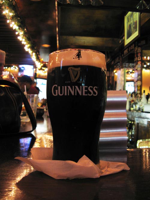 Draught Guinness, McReilly's Pub, 46-42 Vernon Boulevard, Hunters Point, Long Island City, Queens, August 27, 2008
