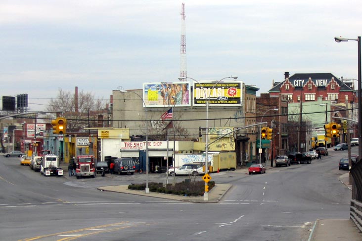 Van Dam Street and Greenpoint Avenue, Blissville, Queens, March 14, 2004