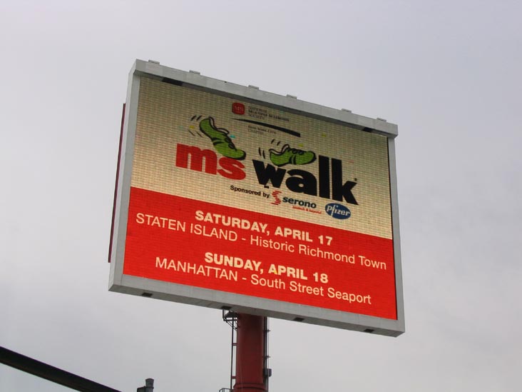 Fresh Direct Electronic Billboard, Borden Avenue, Hunters Point, Long Island City, Queens