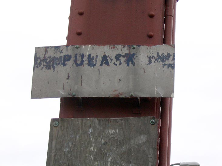 Faded Pulaski Bridge Sign
