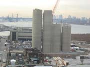 Taking Down the Norval Cement Silos, Hunters Point, Long Island City, Queens, 2003-2004