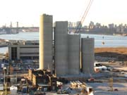 Taking Down the Norval Cement Silos, Hunters Point, Long Island City, Queens, 2003-2004