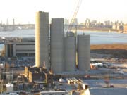 Taking Down the Norval Cement Silos, Hunters Point, Long Island City, Queens, 2003-2004