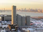 Taking Down the Norval Cement Silos, Hunters Point, Long Island City, Queens, 2003-2004