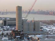 Taking Down the Norval Cement Silos, Hunters Point, Long Island City, Queens, 2003-2004