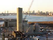 Taking Down the Norval Cement Silos, Hunters Point, Long Island City, Queens, 2003-2004