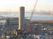 Taking Down the Norval Cement Silos, Hunters Point, Long Island City, Queens, 2003-2004