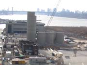 Taking Down the Norval Cement Silos, Hunters Point, Long Island City, Queens, 2003-2004