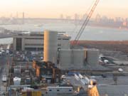 Taking Down the Norval Cement Silos, Hunters Point, Long Island City, Queens, 2003-2004