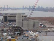 Taking Down the Norval Cement Silos, Hunters Point, Long Island City, Queens, 2003-2004