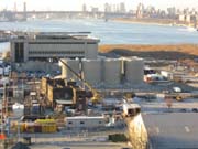 Taking Down the Norval Cement Silos, Hunters Point, Long Island City, Queens, 2003-2004