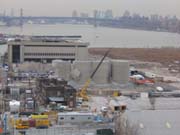 Taking Down the Norval Cement Silos, Hunters Point, Long Island City, Queens, 2003-2004