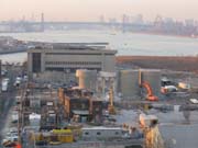 Taking Down the Norval Cement Silos, Hunters Point, Long Island City, Queens, 2003-2004