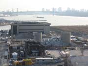 Taking Down the Norval Cement Silos, Hunters Point, Long Island City, Queens, 2003-2004
