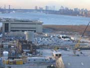 Taking Down the Norval Cement Silos, Hunters Point, Long Island City, Queens, 2003-2004