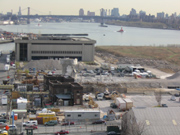 Taking Down the Norval Cement Silos, Hunters Point, Long Island City, Queens, 2003-2004