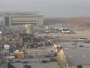 Taking Down the Norval Cement Silos, Hunters Point, Long Island City, Queens, 2003-2004