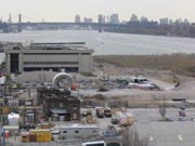 Taking Down the Norval Cement Silos, Hunters Point, Long Island City, Queens, 2003-2004