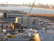 Taking Down the Norval Cement Silos, Hunters Point, Long Island City, Queens, 2003-2004