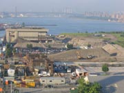 Taking Down the Norval Cement Silos, Hunters Point, Long Island City, Queens, 2003-2004