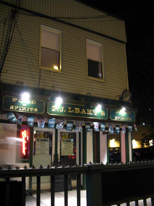 PJ Leahy's, 50-02 Vernon Boulevard, Hunters Point, Long Island City, Queens, October 19, 2009