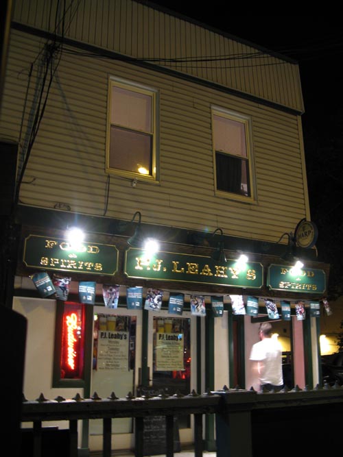 PJ Leahy's, 50-02 Vernon Boulevard, Hunters Point, Long Island City, Queens, October 19, 2009