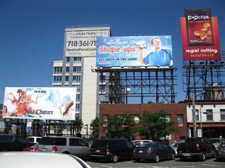 Billboards, Vernon Boulevard Near Queens-Midtown Tunnel, Hunters Point, Long Island City, Queens, June 21, 2010